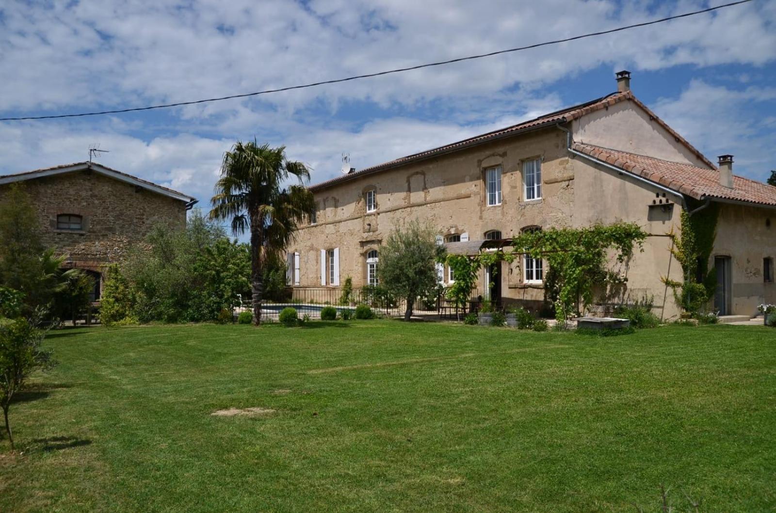 Ferme St Pierre 2 Suites Avec Repas, Piscine, Clim, Cheminee Ou Baignoire Spa Chabeuil エクステリア 写真